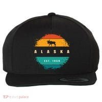 State Of Alaska Wool Snapback Cap thumb 0