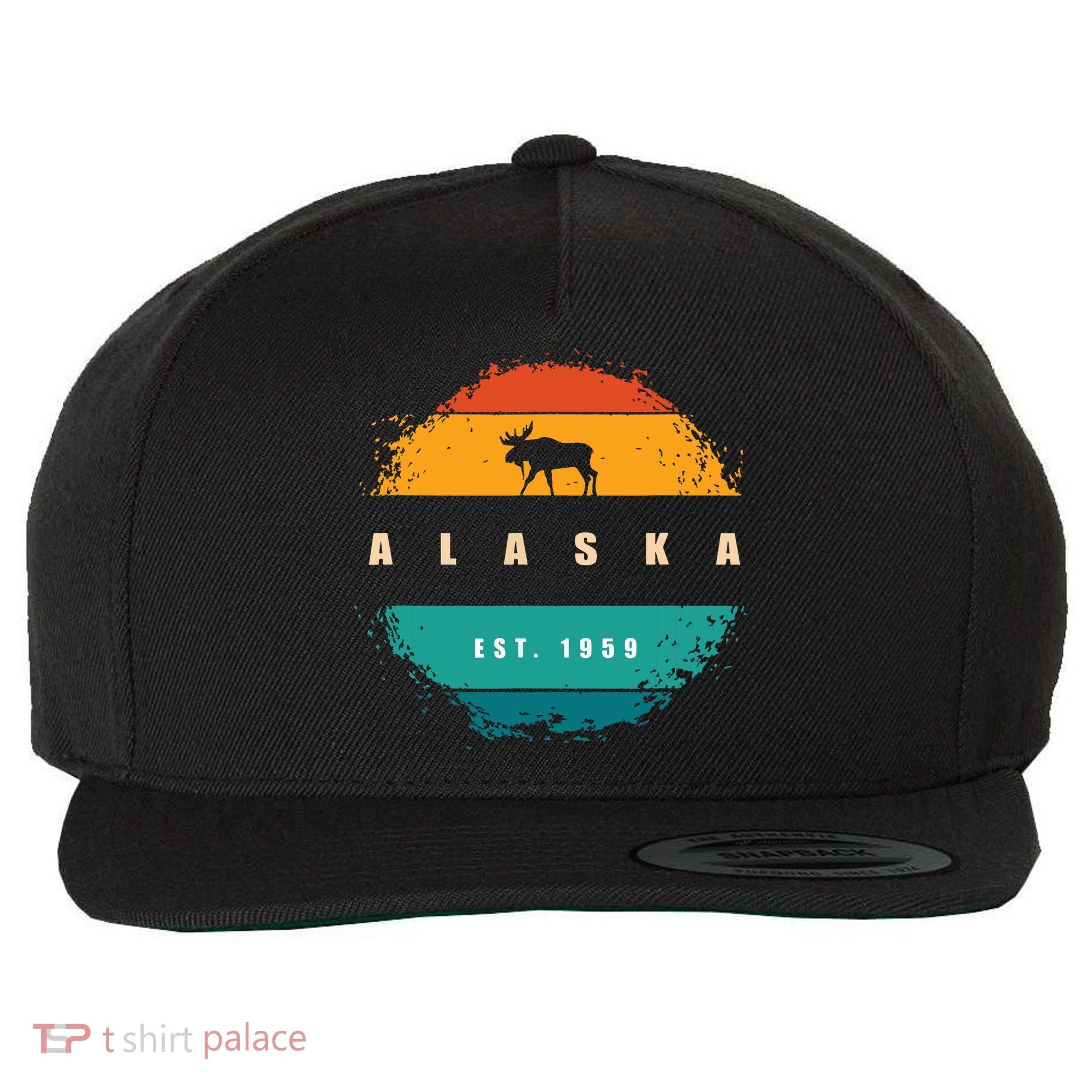 State Of Alaska Wool Snapback Cap