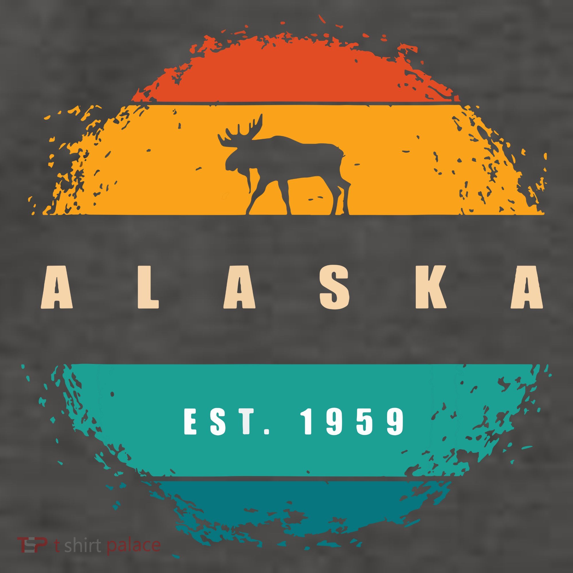 State Of Alaska Vector Backpack