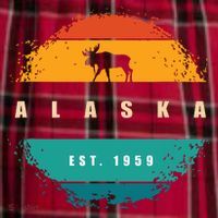 State Of Alaska Men's Flannel Plaid Pajama Pants thumb 2
