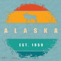 State Of Alaska Sueded Cloud Jersey T-Shirt thumb 2