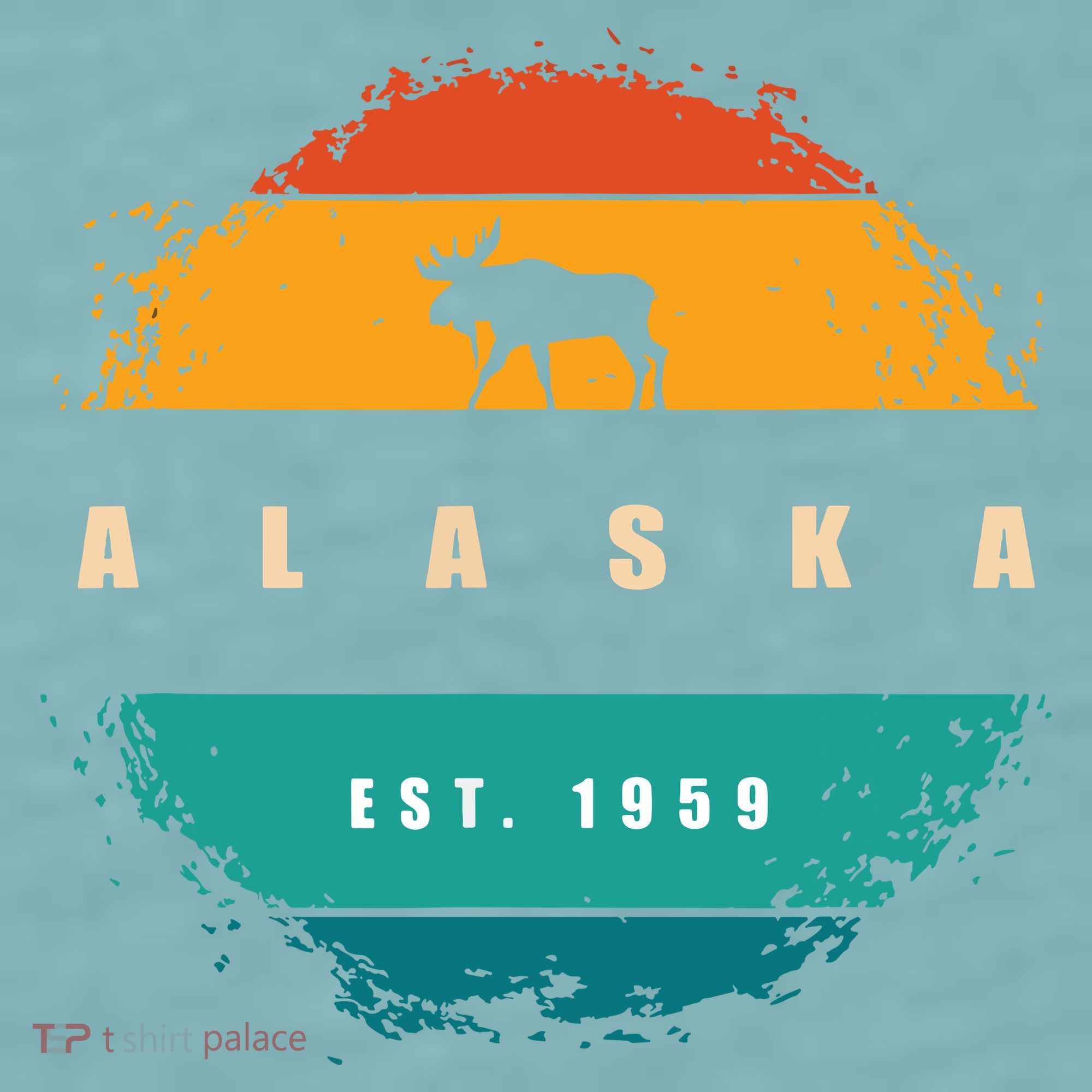 State Of Alaska Sueded Cloud Jersey T-Shirt