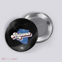 State Of Arizona Retro Logo Button thumb 0