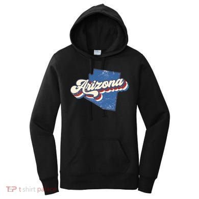 State Of Arizona Retro Logo Women's Hoodie