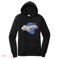 State Of Arizona Retro Logo Women's Hoodie thumb 0