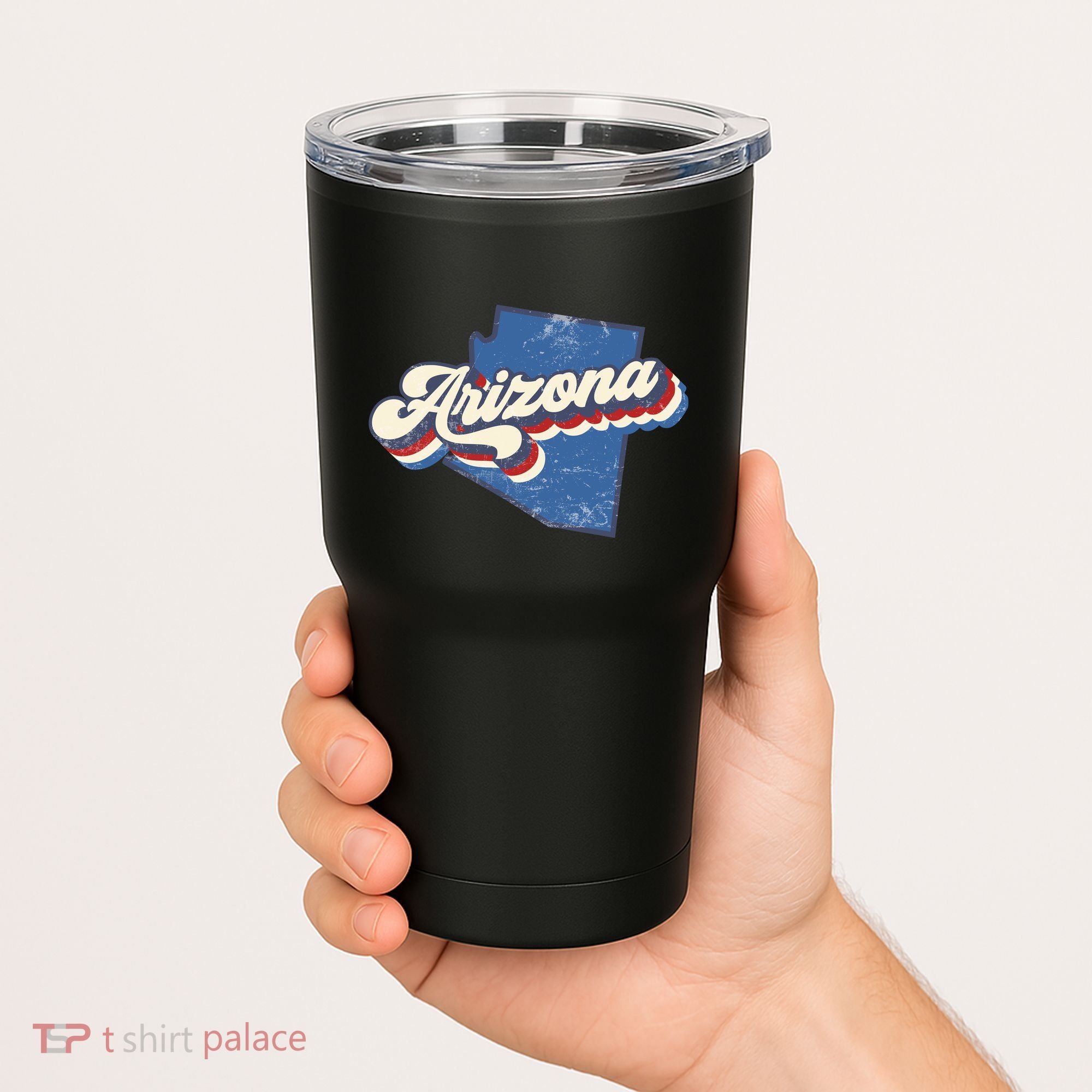 State Of Arizona Retro Logo Tumbler