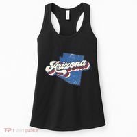 State Of Arizona Retro Logo Women's Tank Top thumb 0