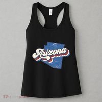 State Of Arizona Retro Logo Women's Tank Top thumb 3