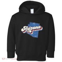 State Of Arizona Retro Logo Toddler Hoodie thumb 0