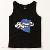 State Of Arizona Retro Logo Tank Top thumb 2