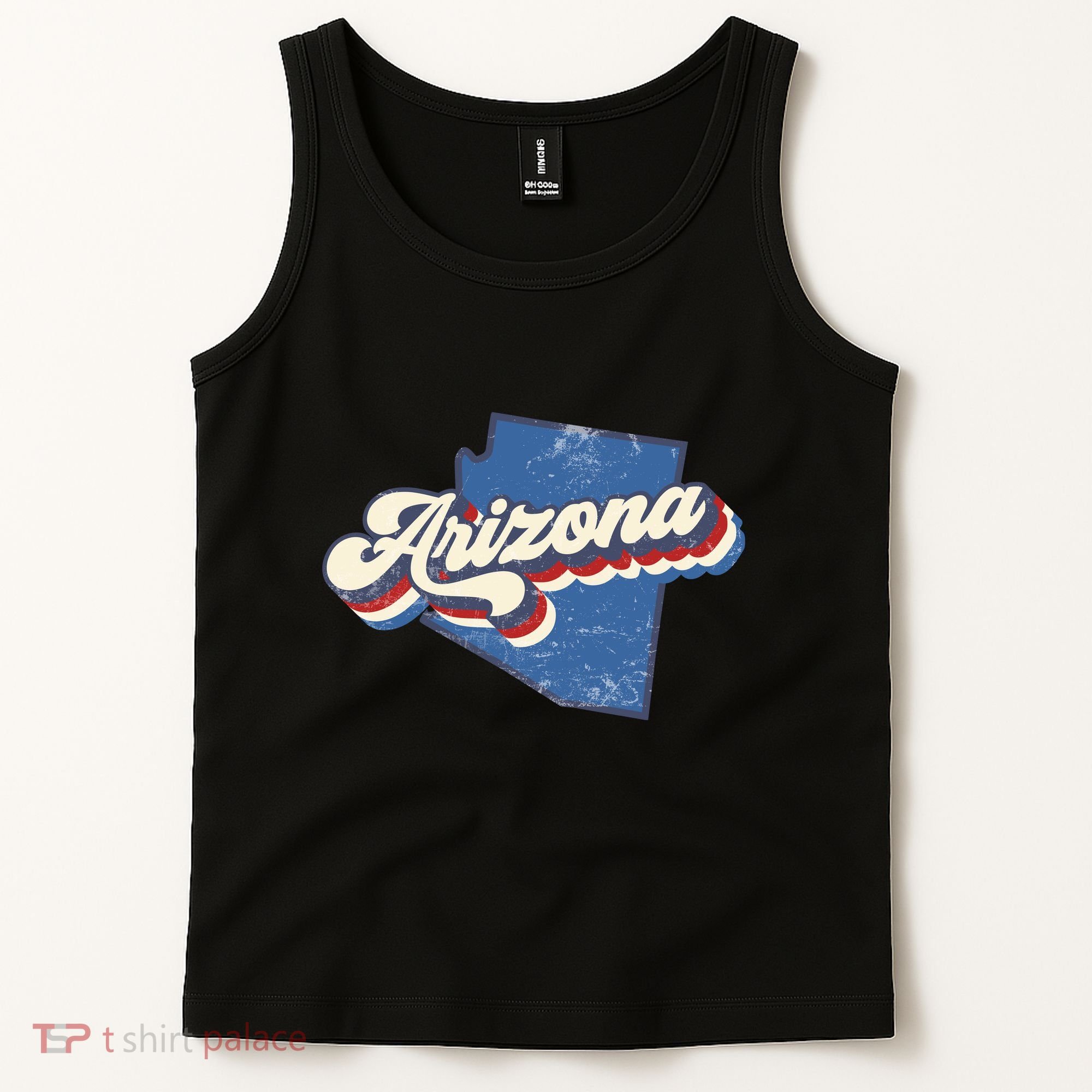 State Of Arizona Retro Logo Tank Top