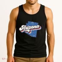 State Of Arizona Retro Logo Tank Top thumb 3