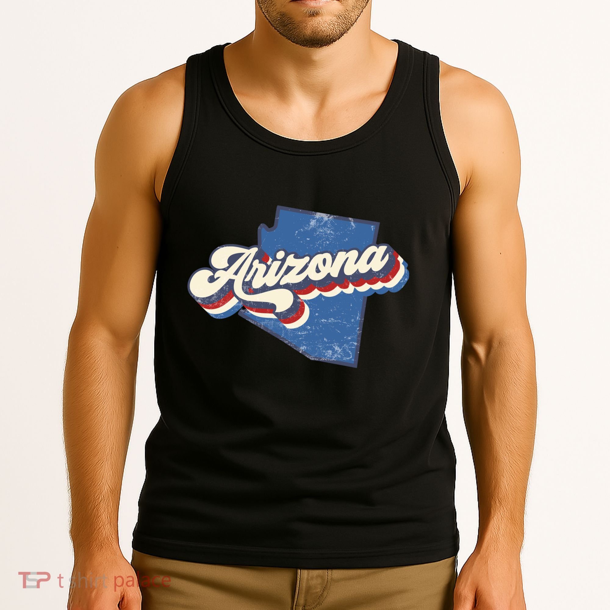 State Of Arizona Retro Logo Tank Top