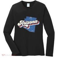 State Of Arizona Retro Logo Women's Long Sleeve Shirt thumb 0