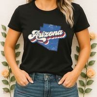 State Of Arizona Retro Logo Women's T-Shirt thumb 2