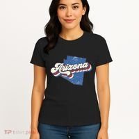 State Of Arizona Retro Logo Women's T-Shirt thumb 4