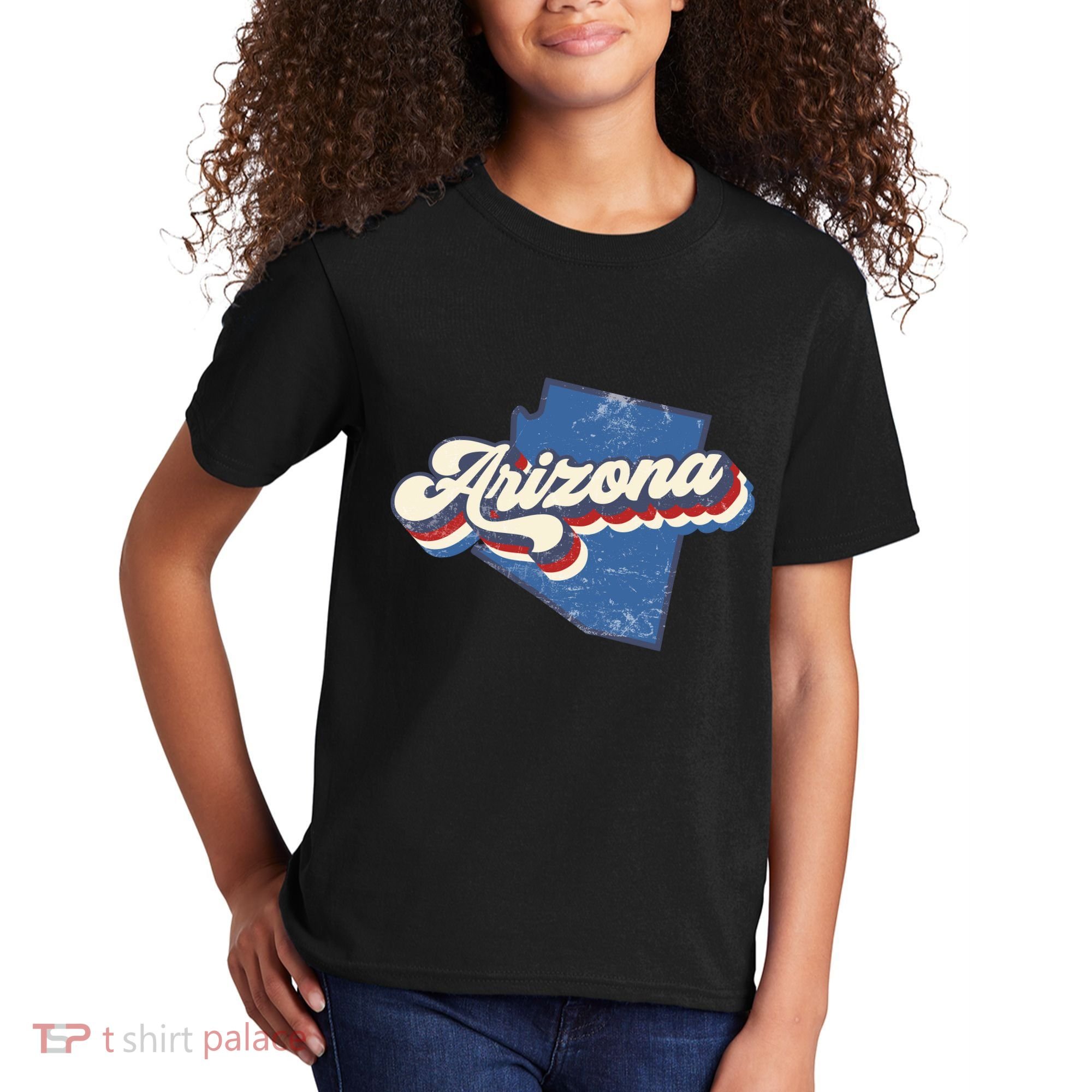 State Of Arizona Retro Logo Kids T-Shirt