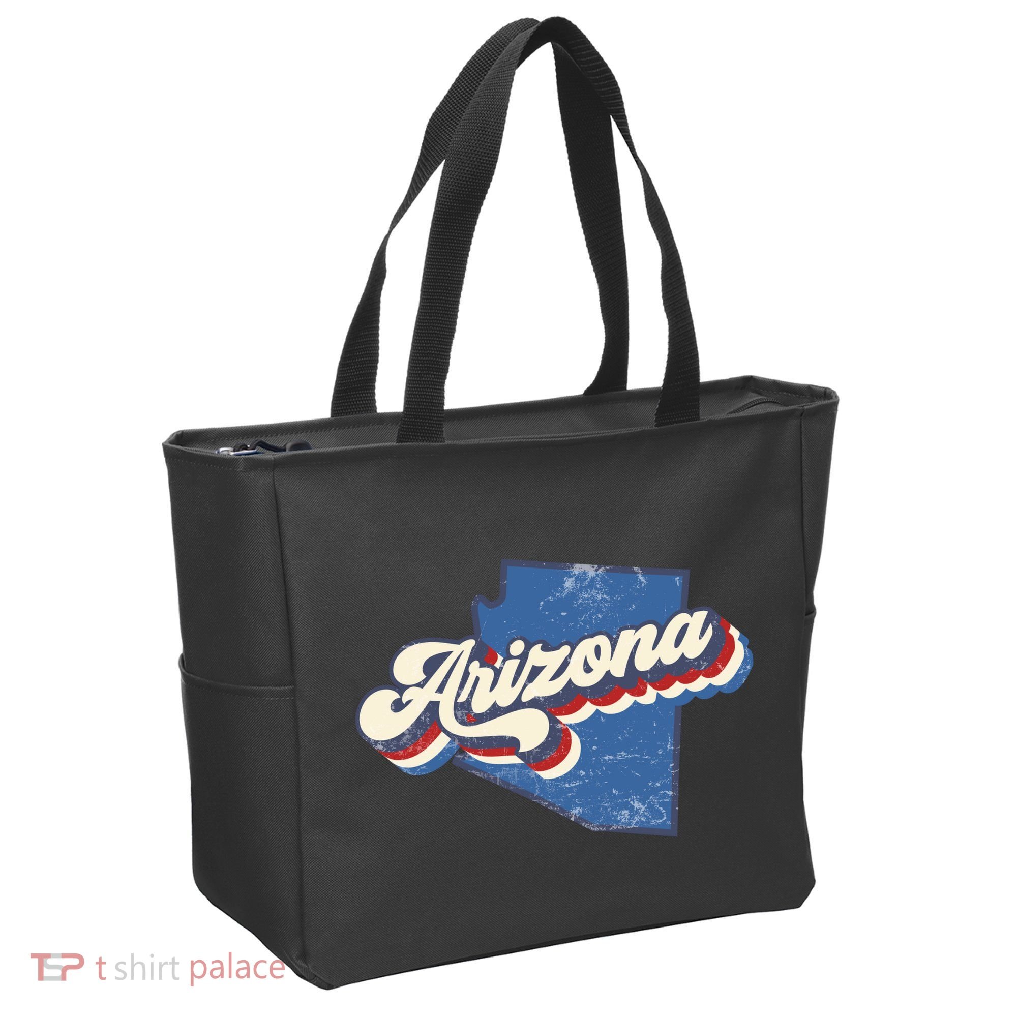State Of Arizona Retro Logo Tote Bag