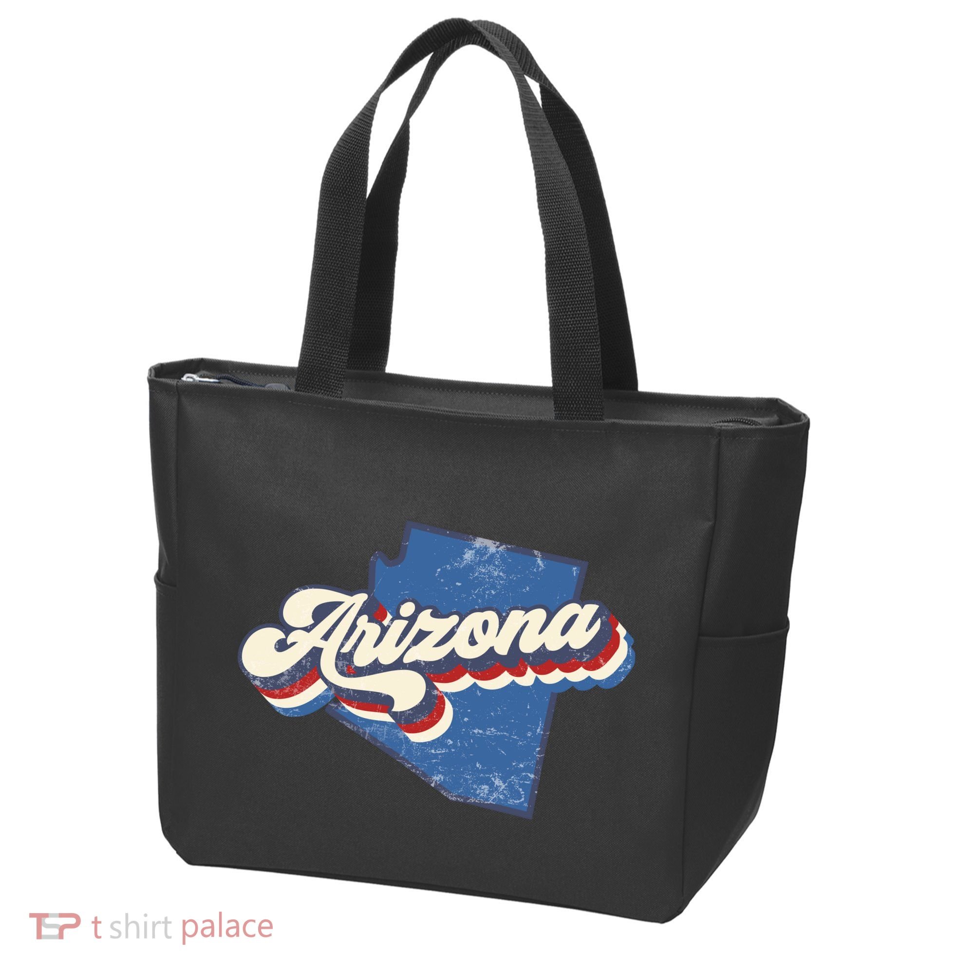 State Of Arizona Retro Logo Tote Bag