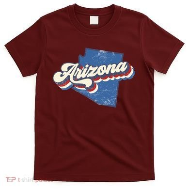 State Of Arizona Retro Logo T-Shirt