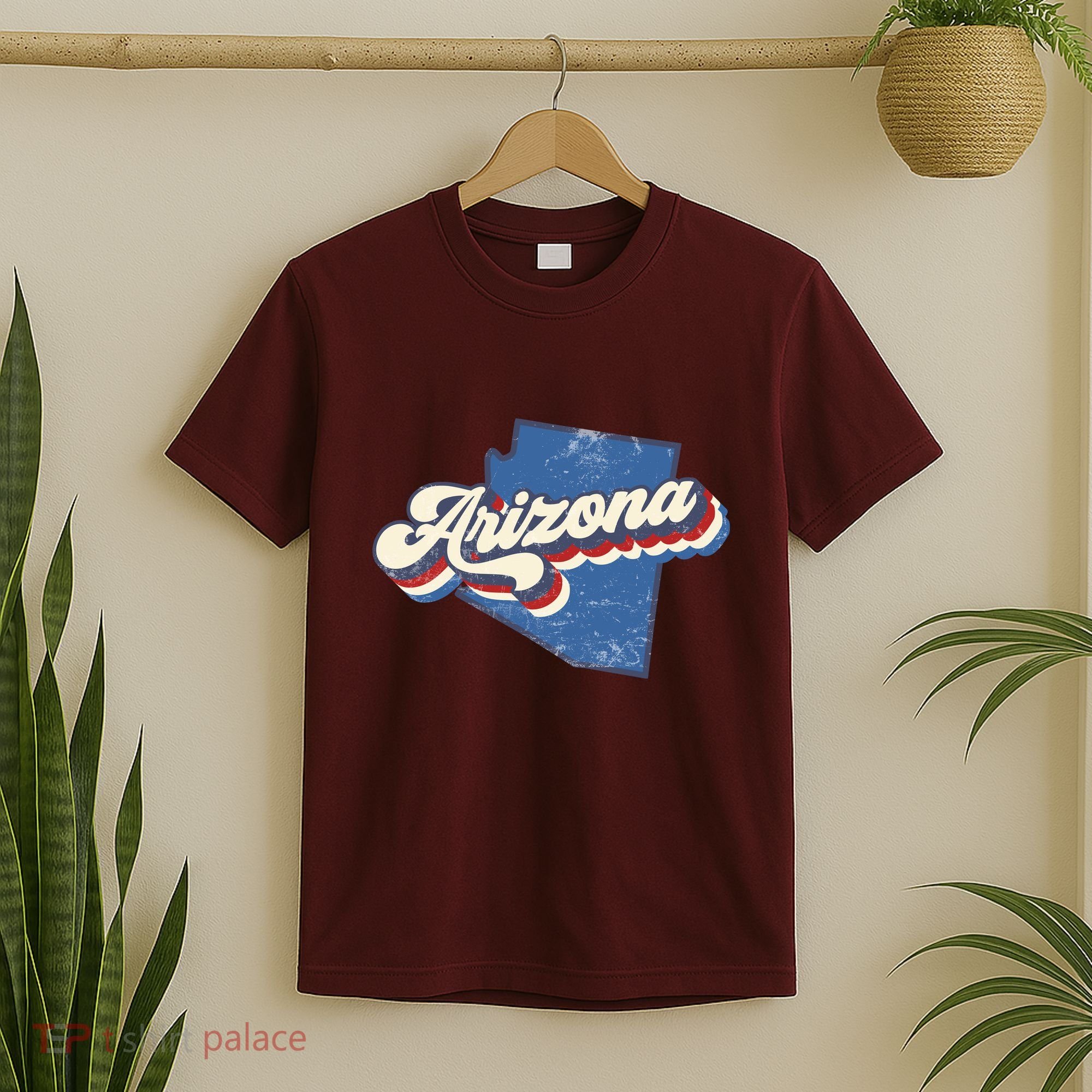 State Of Arizona Retro Logo T-Shirt
