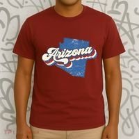 State Of Arizona Retro Logo T-Shirt thumb 3