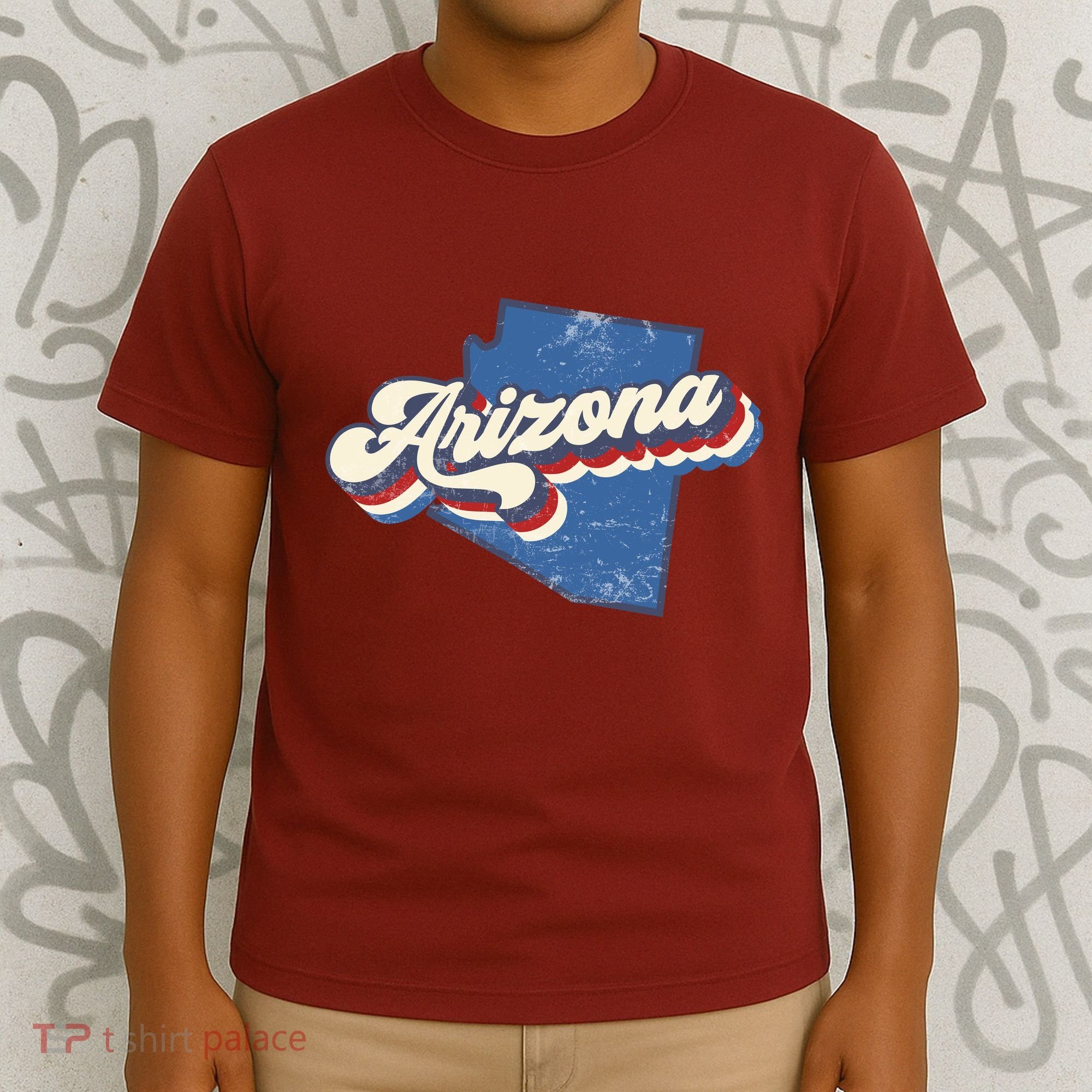 State Of Arizona Retro Logo T-Shirt