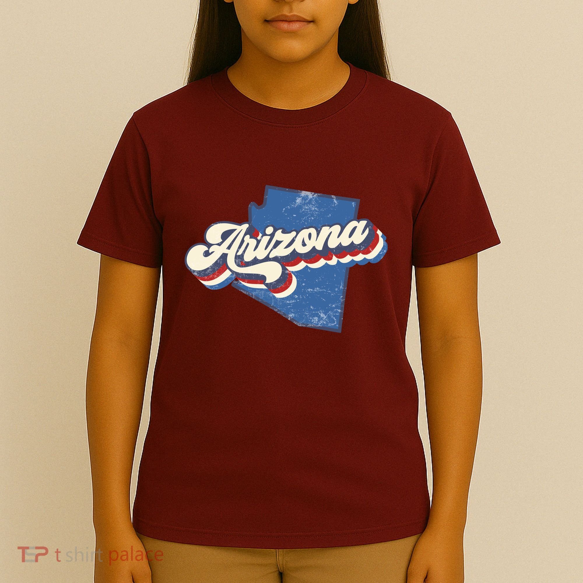 State Of Arizona Retro Logo T-Shirt