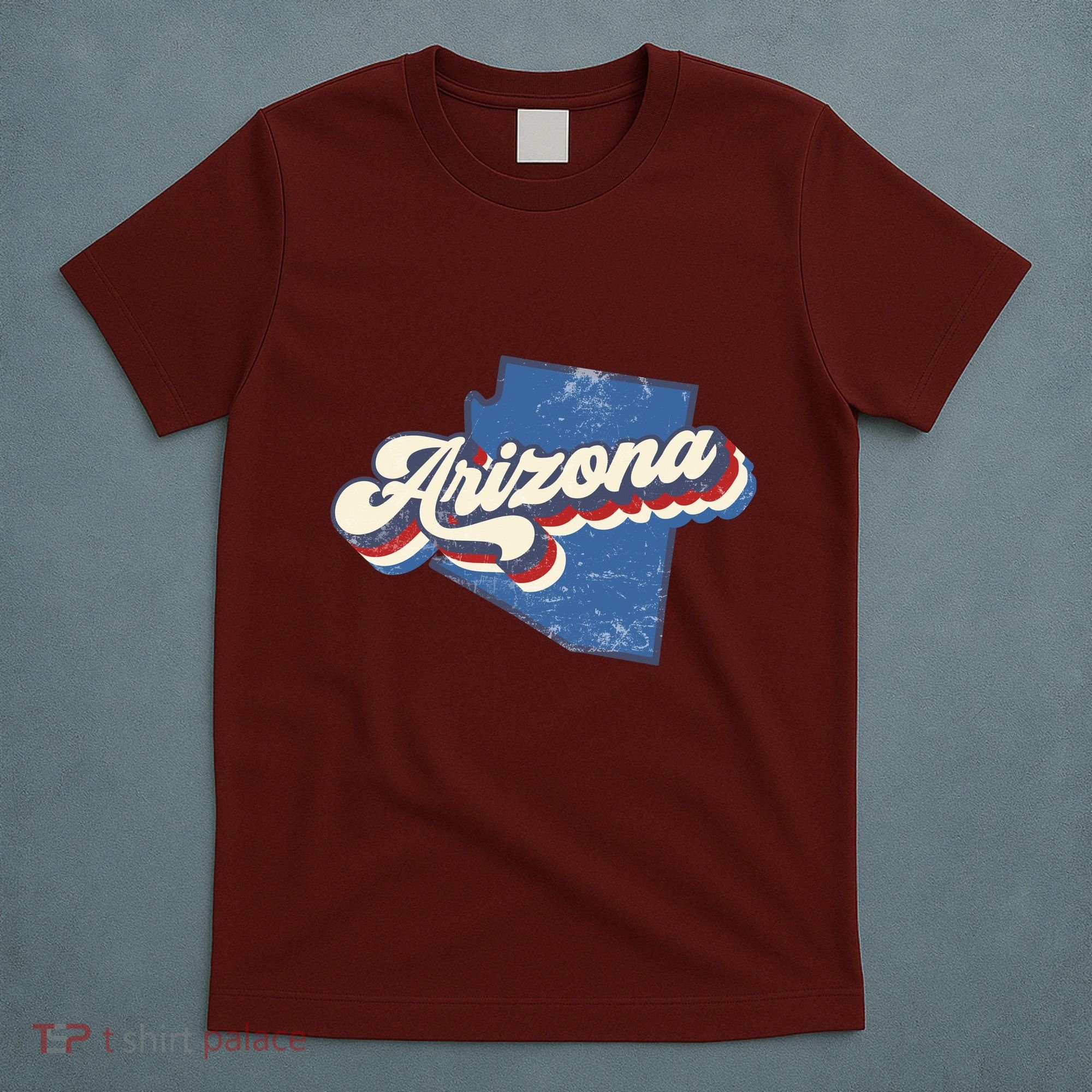 State Of Arizona Retro Logo T-Shirt