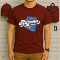 State Of Arizona Retro Logo T-Shirt thumb 6