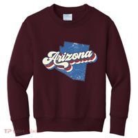 State Of Arizona Retro Logo Kids Sweatshirt thumb 0
