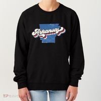 State Of Arkansas Retro Logo Women's Sweatshirt thumb 0