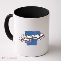 State Of Arkansas Retro Logo Coffee Mug thumb 0