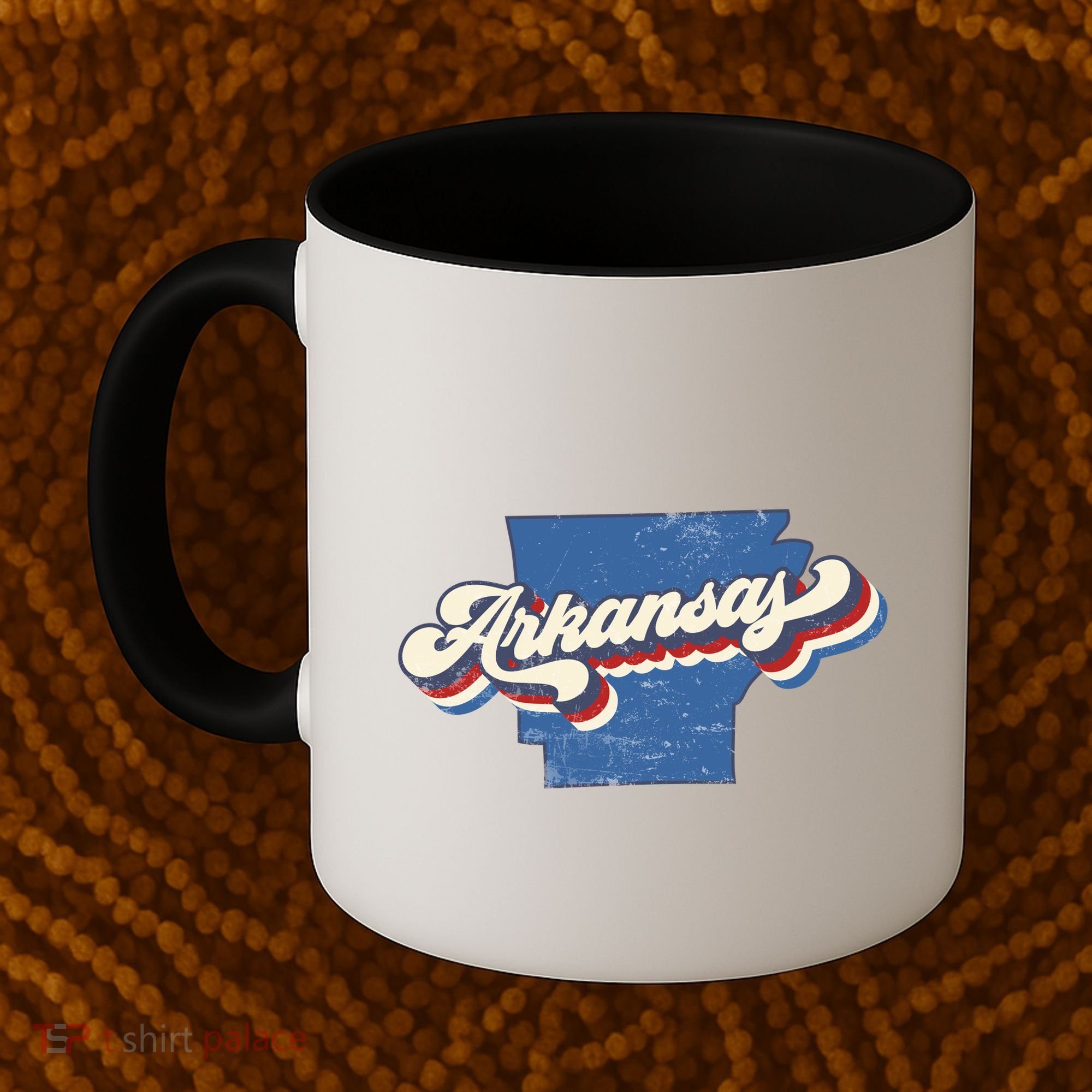 State Of Arkansas Retro Logo Coffee Mug