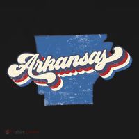 State Of Arkansas Retro Logo Coaster thumb 2