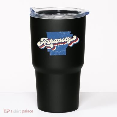 State Of Arkansas Retro Logo Tumbler