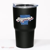 State Of Arkansas Retro Logo Tumbler thumb 0