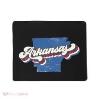 State Of Arkansas Retro Logo Mousepad thumb 0