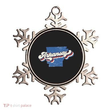 State Of Arkansas Retro Logo Ornament