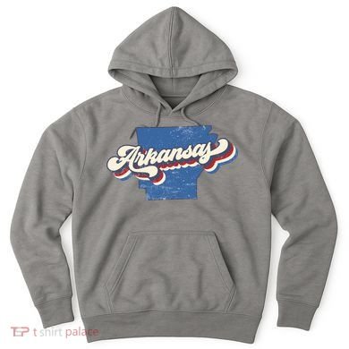 State Of Arkansas Retro Logo Hoodie