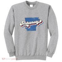 State Of Arkansas Retro Logo Sweatshirt thumb 0