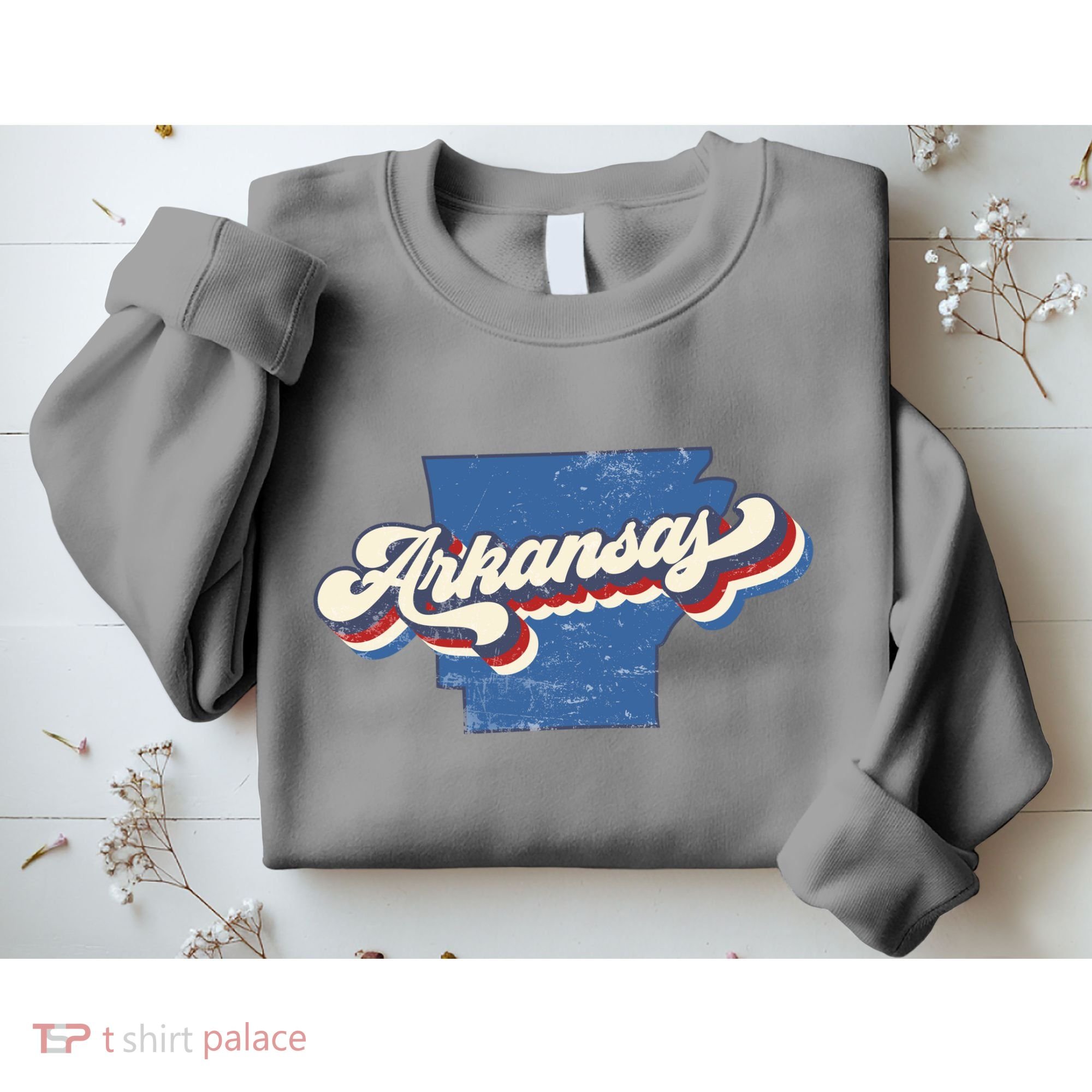 State Of Arkansas Retro Logo Sweatshirt