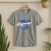 State Of Arkansas Retro Logo T-Shirt thumb 2
