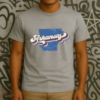 State Of Arkansas Retro Logo T-Shirt thumb 3
