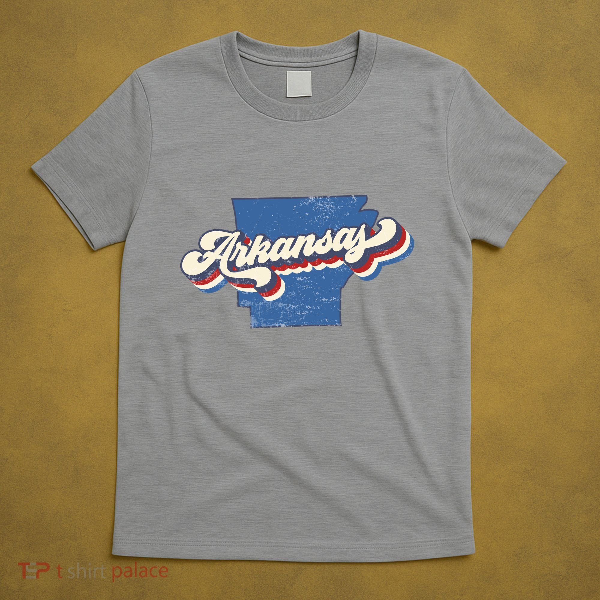 State Of Arkansas Retro Logo T-Shirt