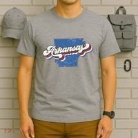 State Of Arkansas Retro Logo T-Shirt thumb 6
