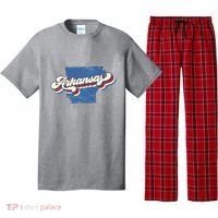 State Of Arkansas Retro Logo Pajama Set thumb 0