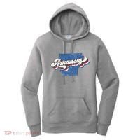State Of Arkansas Retro Logo Women's Hoodie thumb 0