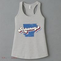 State Of Arkansas Retro Logo Women's Tank Top thumb 3