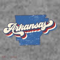 State Of Arkansas Retro Logo Toddler Hoodie thumb 2